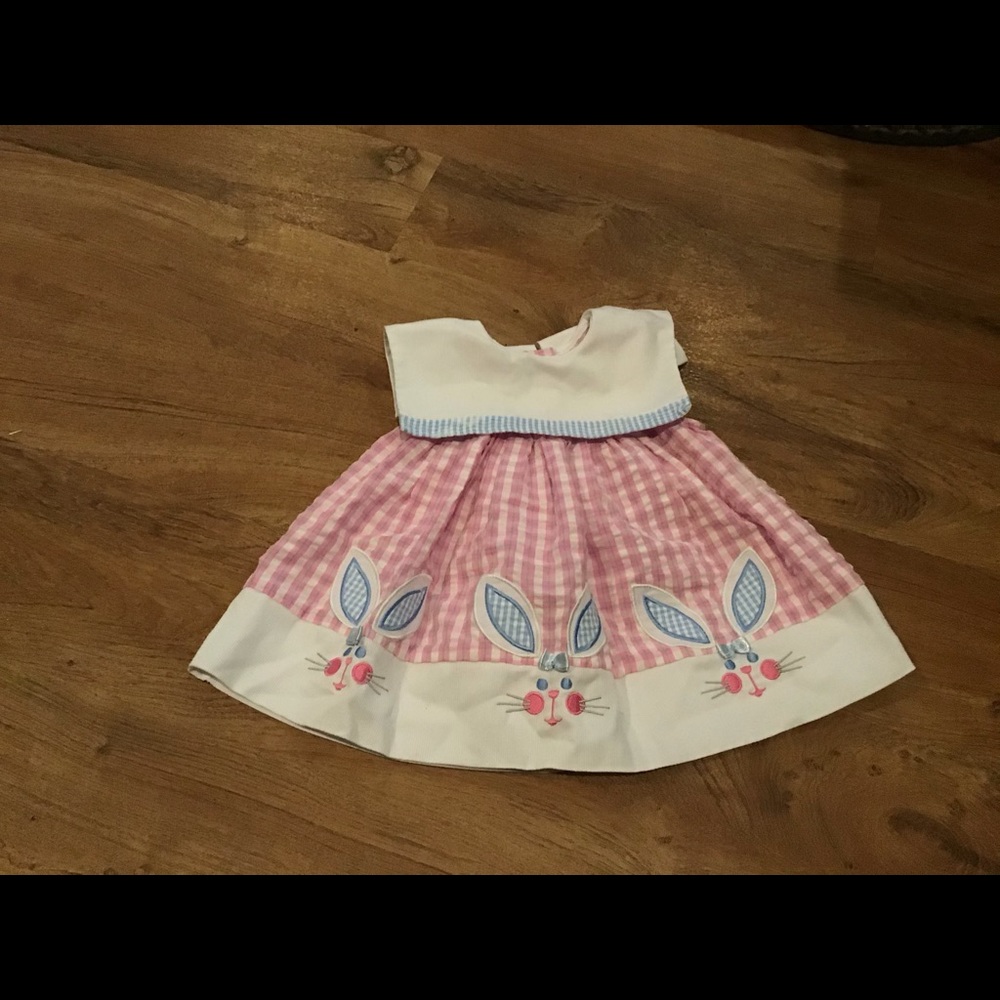 Vintage style bunny dress 12m - Picture 4 of 6
